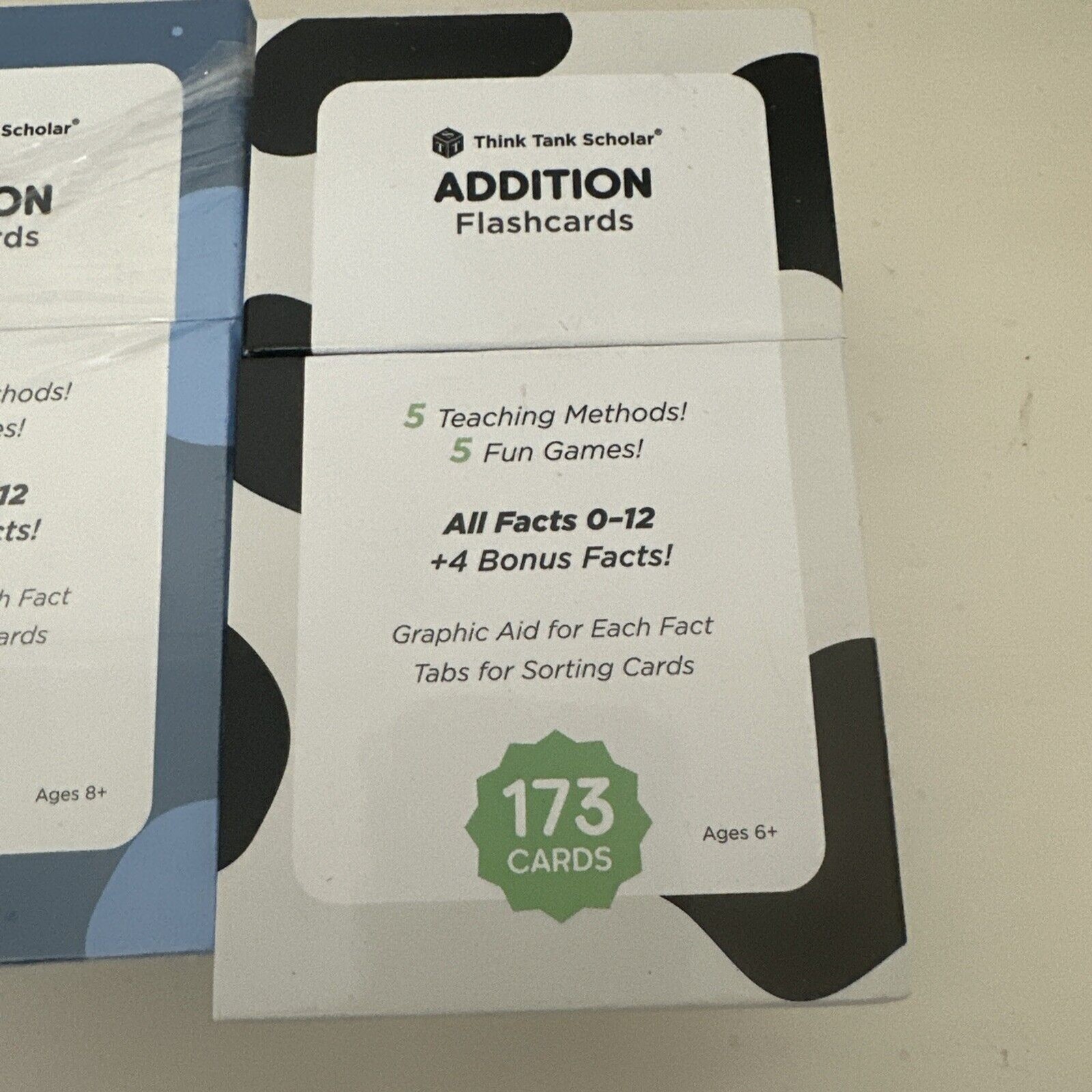Think Tank Scholar Addition and Division Flash Cards Ages 8+ 335 Cards!