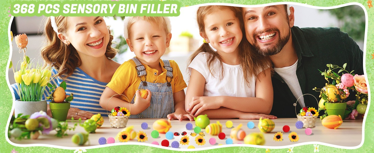 368Pcs Spring Sensory Bin Filler Fine Motor 7 Cognitive learning toys