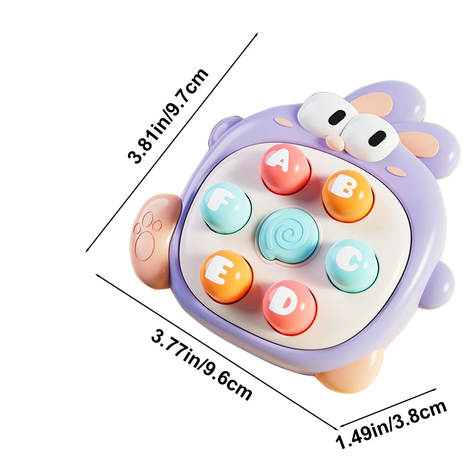 Interactive Sensory Development Toy for Toddlers with Soft Buttons Promotes Hand