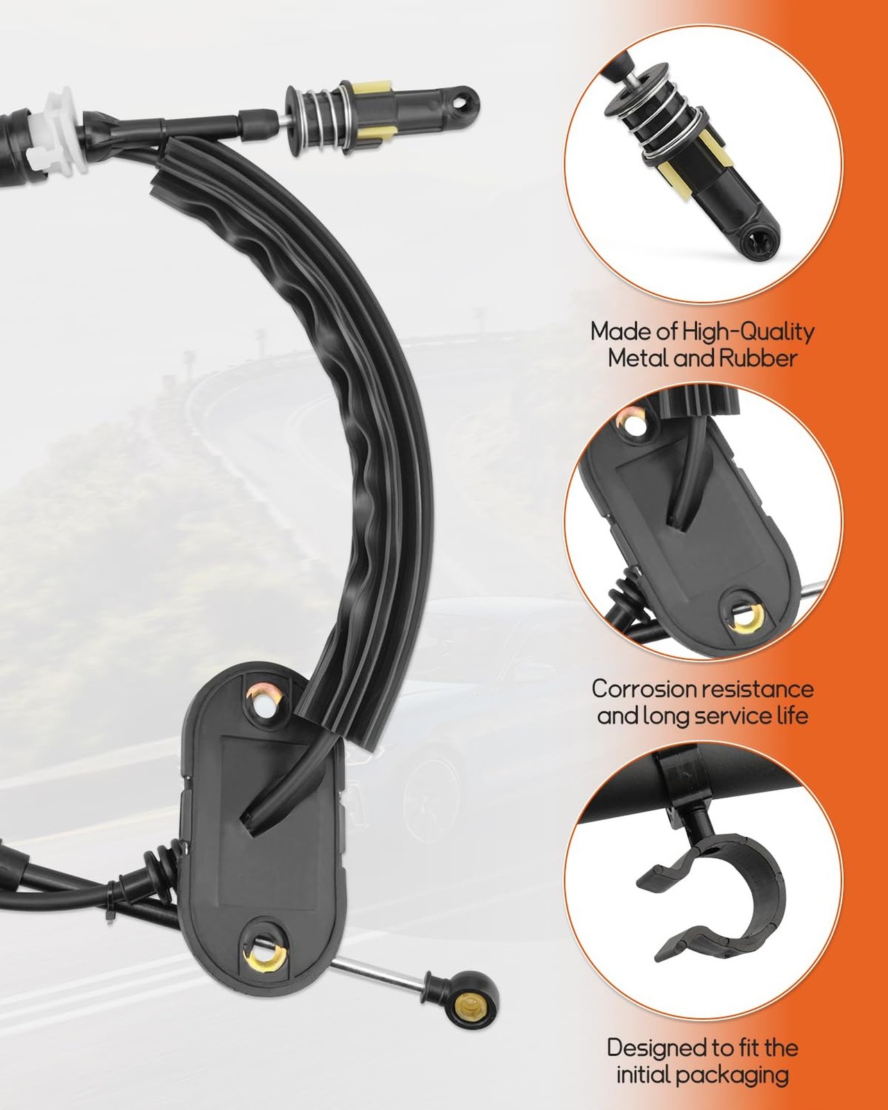 Automatic Transmission Shift Cable Fit for Ford Escape 2009 2010 2011 2012 Re…