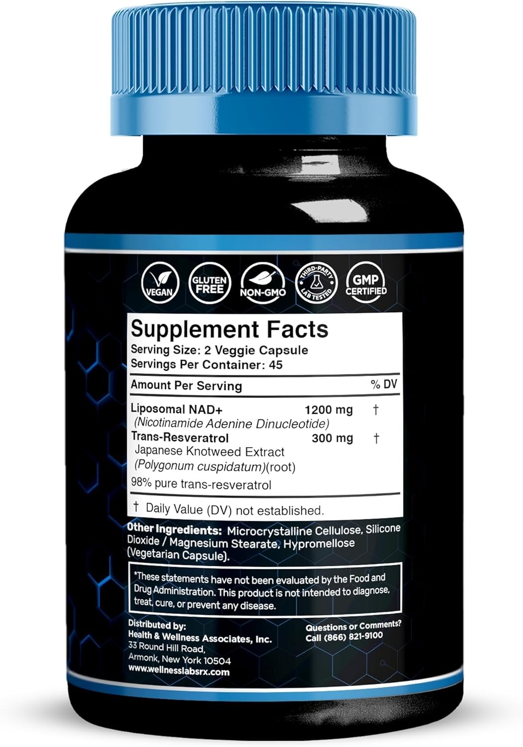 NAD Liposomal Supplement 1500mg