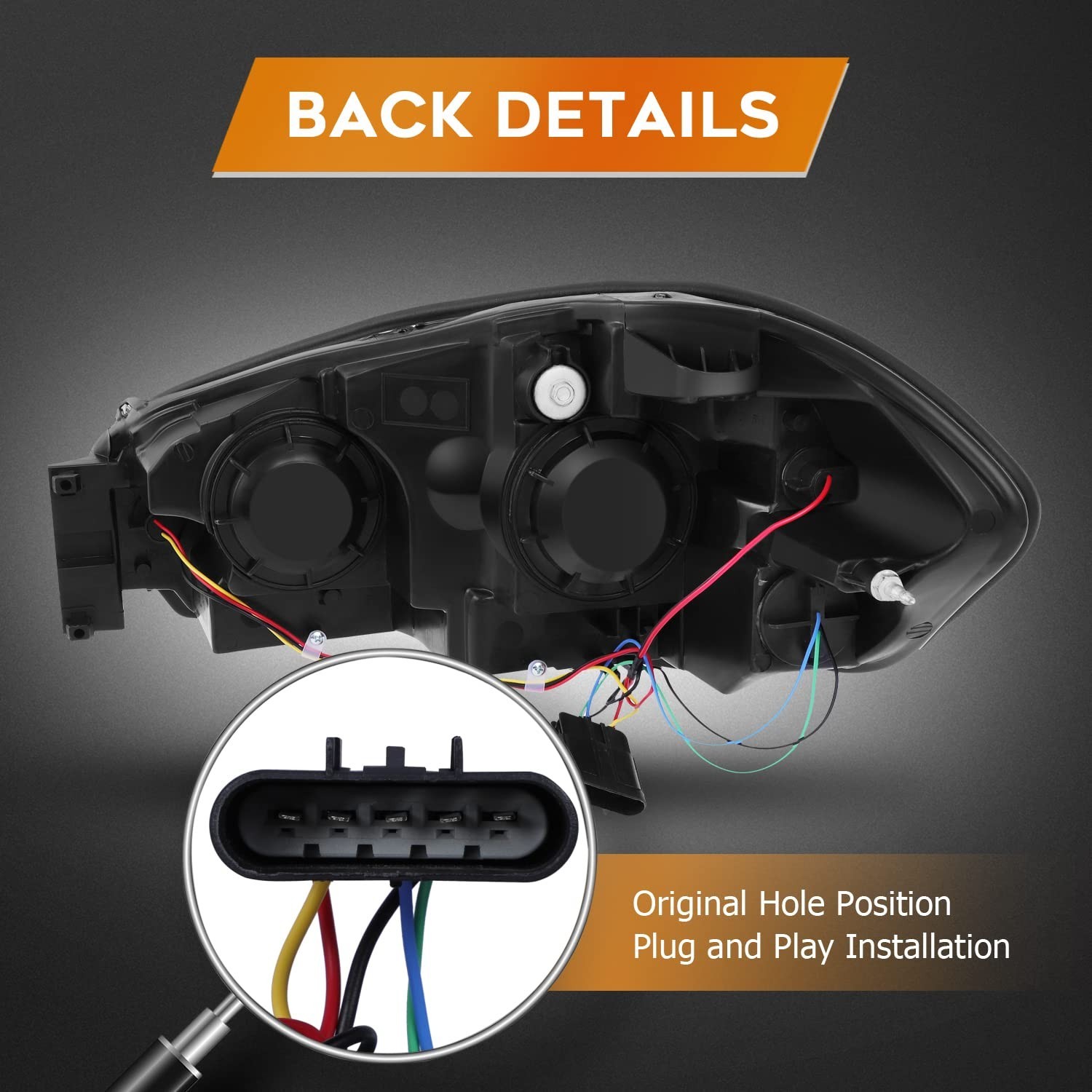 Headlight Assembly For Chevy Impala 2006-2013 For Chevy Impala Limited 2014-2…