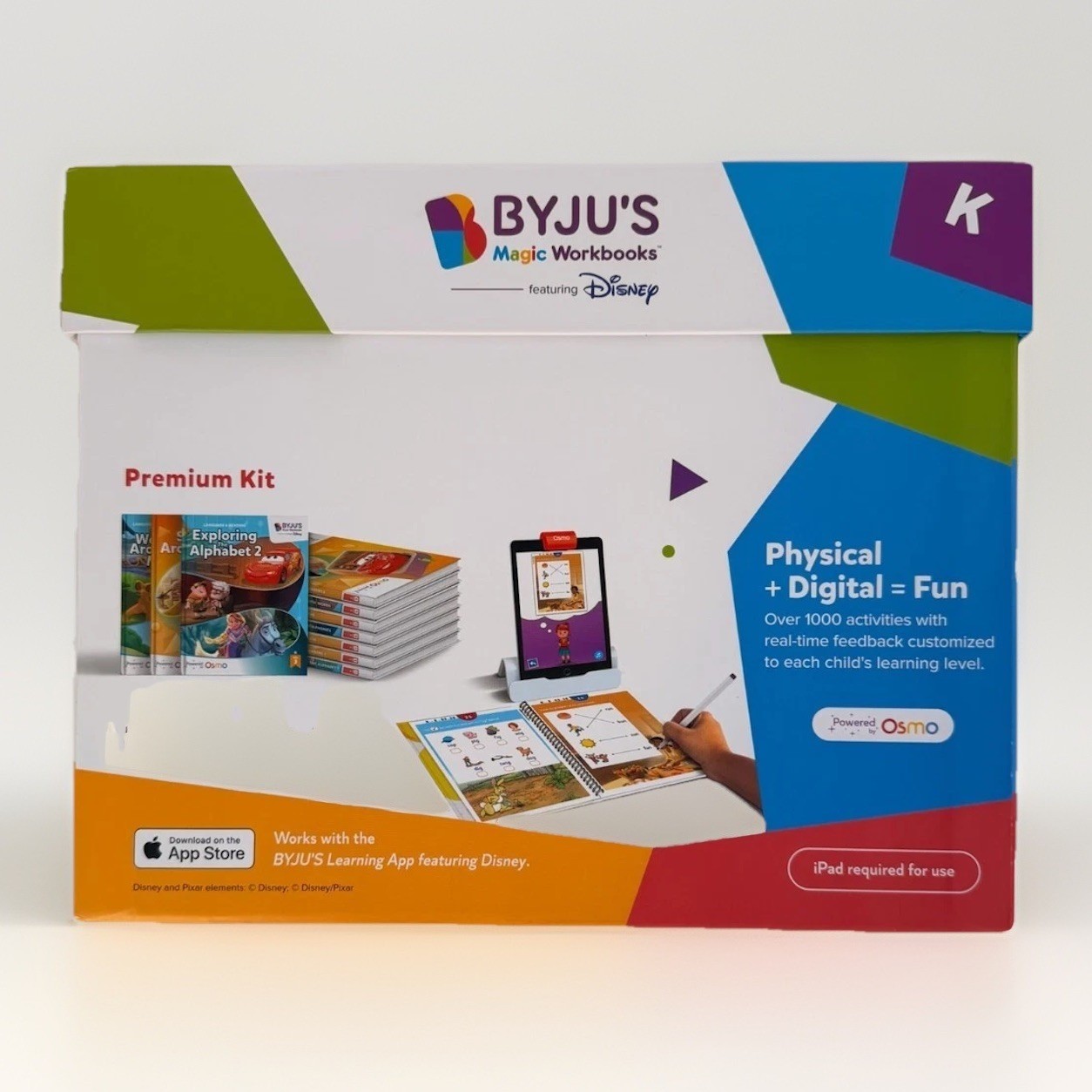 K3 Premium Kit Collection of 10 Byju’s Magic Workbooks ft Disney with Crayons