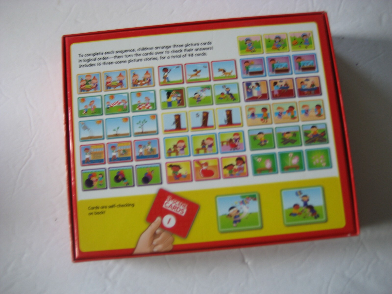 LAKESHORE EDUCATIONAL PRODUCT 3 SCENE SEQUENCING PICTURE STORIES SET NEW FF957