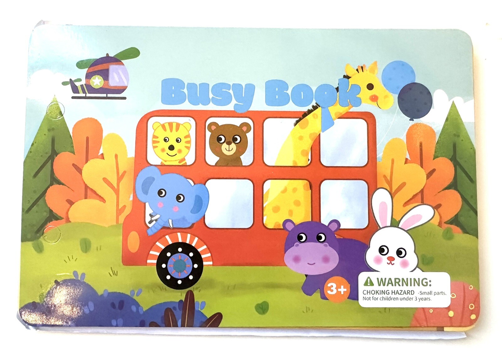 Small Montessori Busy Book for Toddlers Themes Preschool- Animals