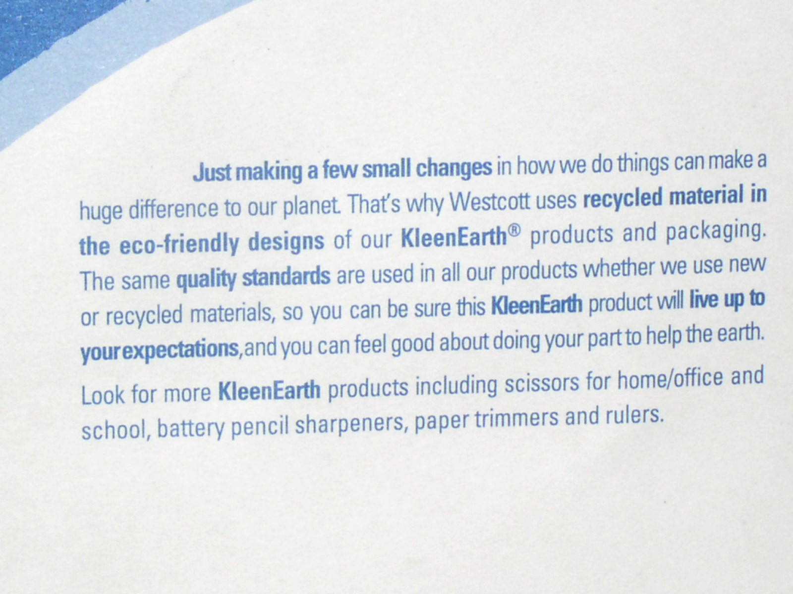 SEALED LIME GREEN+BLUE WESTCOTT KLEEN EARTH PLASTIC PROTRACTOR RULER MICROBAN