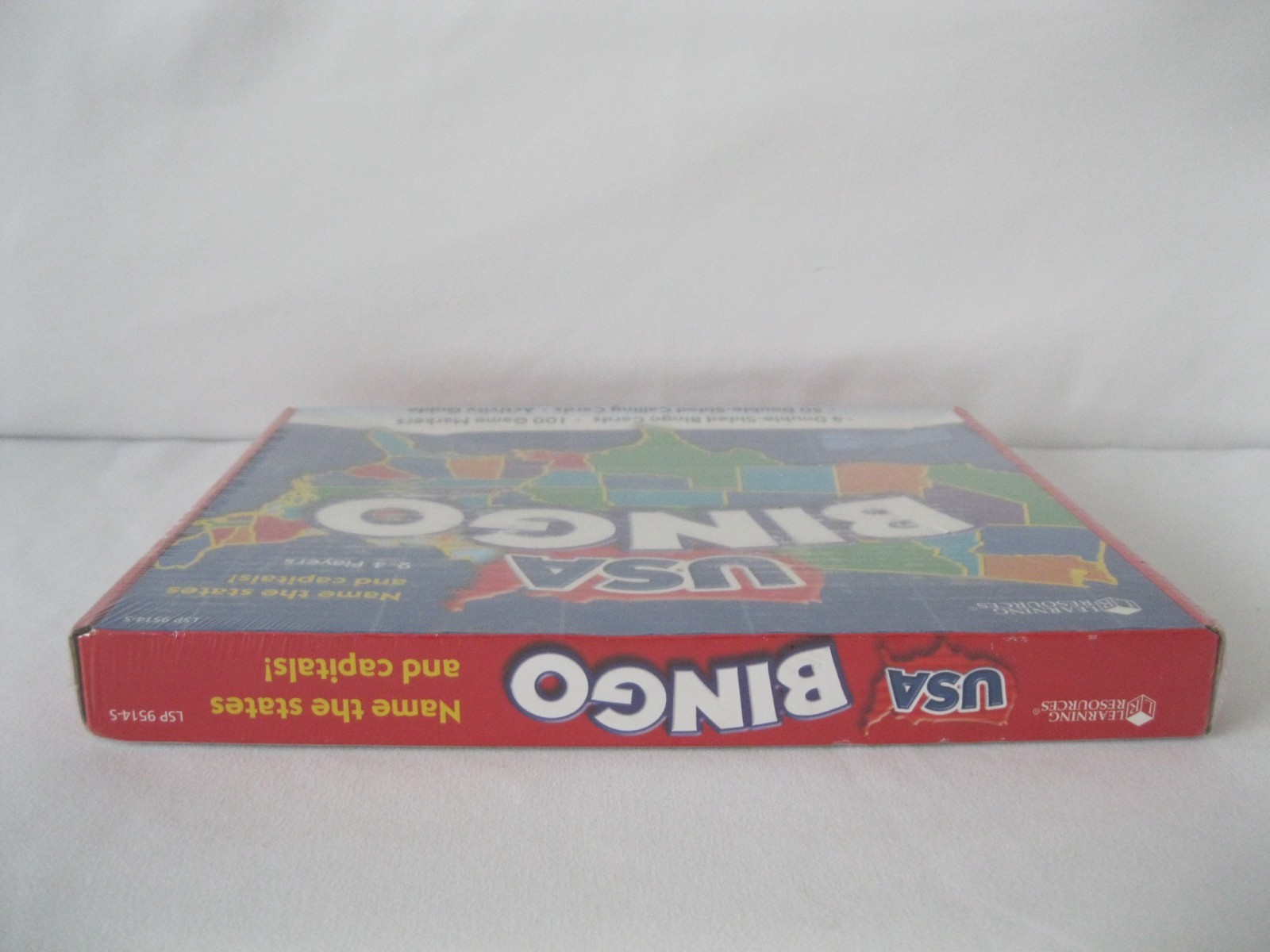 Learning Resources Bingo Cards States Capitals USA Double Sided Activity New
