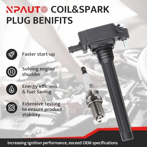 Ignition Coil Pack Spark Plugs Compatible with 3.6 3.6L V6 Dodge Challenger