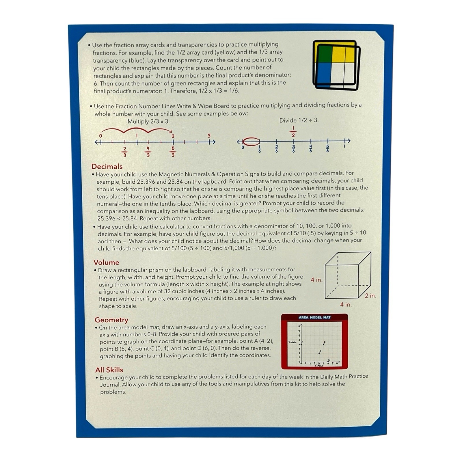 Lakeshore Learning Individual Hands-On Math Kit 5rd Grade New Homeschool