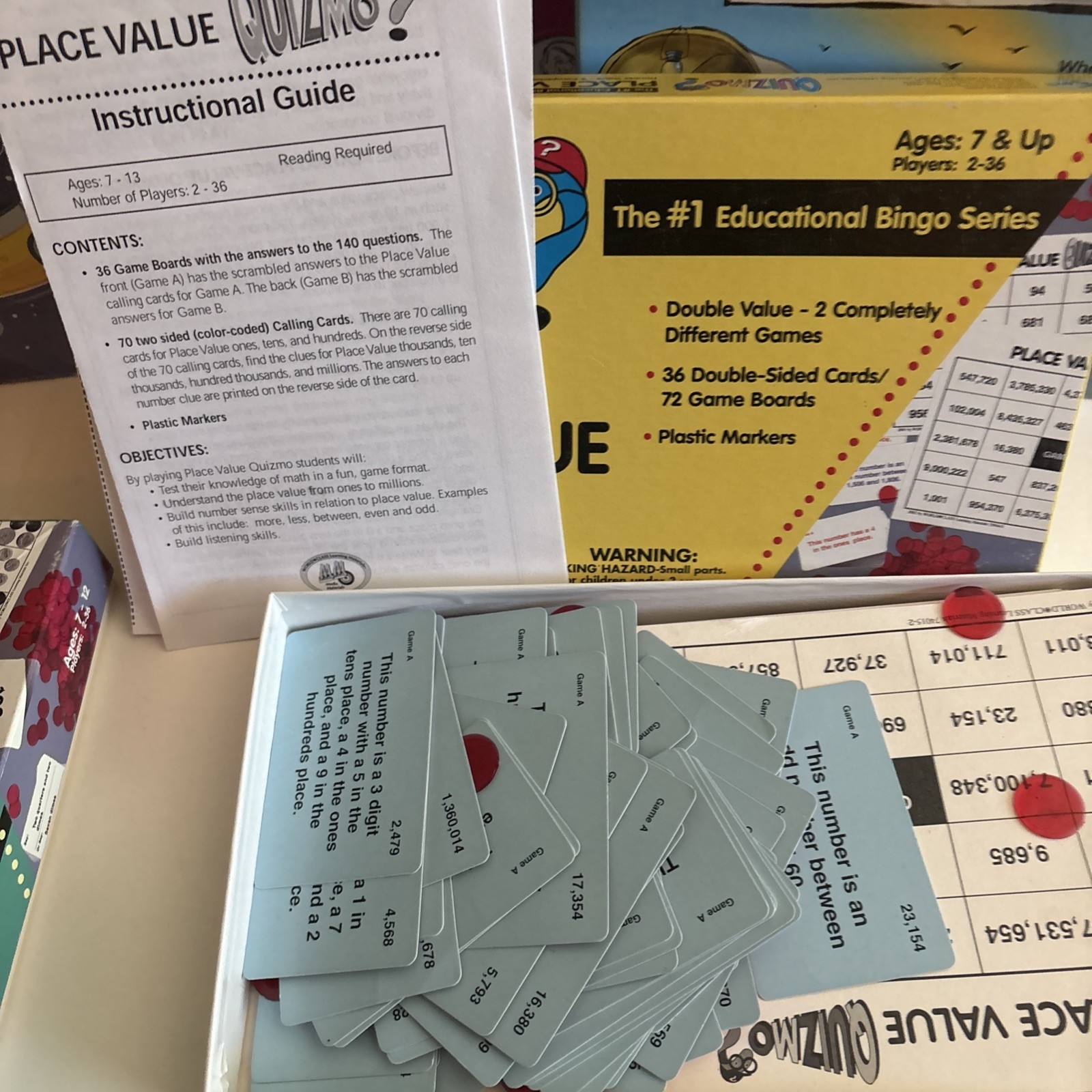 Learning Center Learning Wel Activity Set Lot Of 8 Games 7+ Homeschool Education