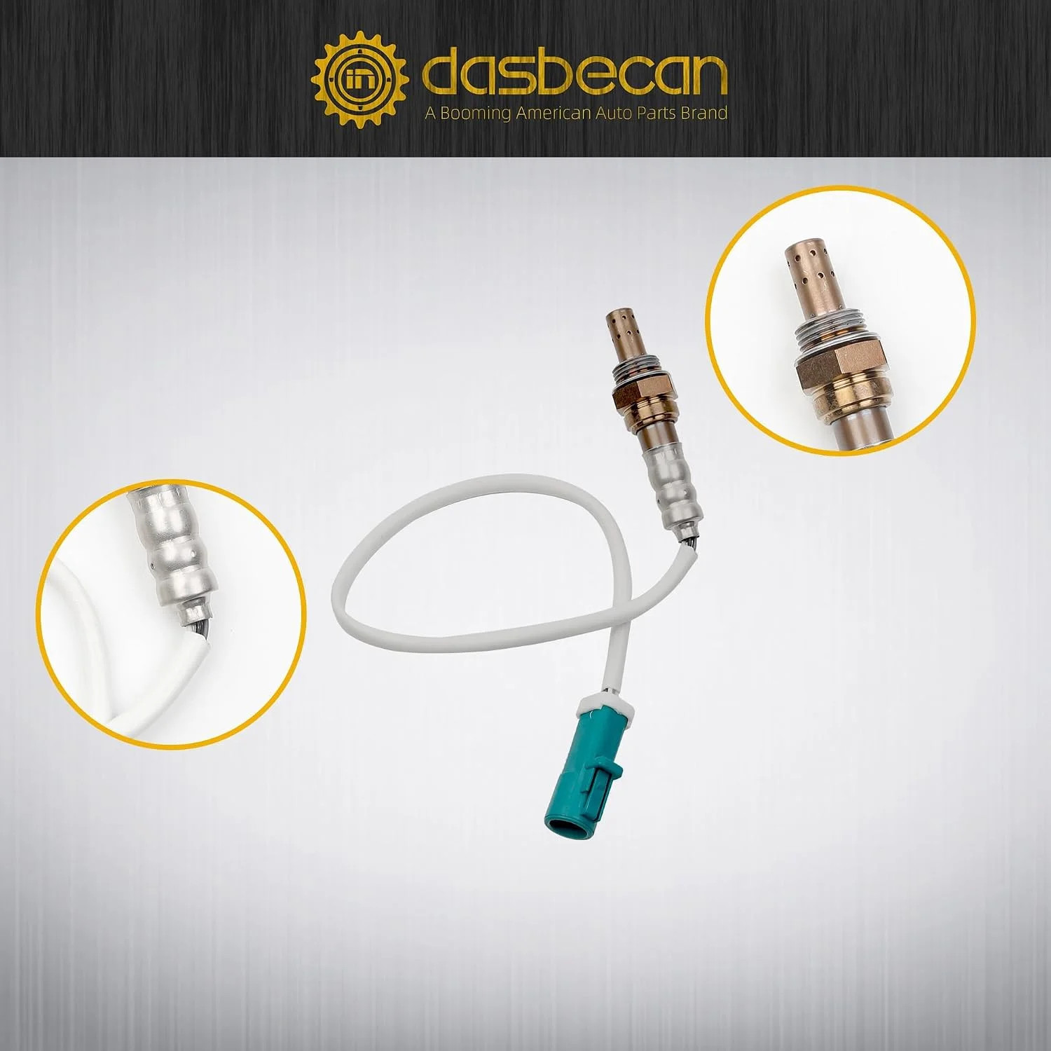 Dasbecan Oxygen O2 Sensor Set Upstream and Downstream Compatible with Ford Fiest