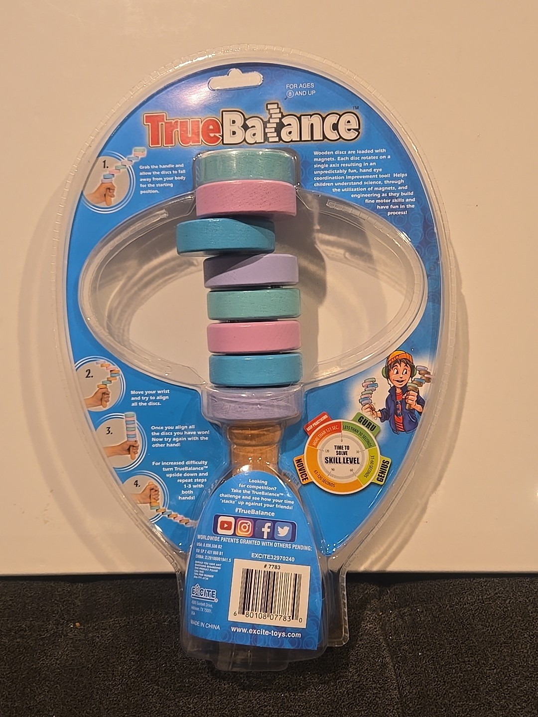 NEW True Balance Stem Coordination Game Stack to Solve Excite Toys- Rare Colors