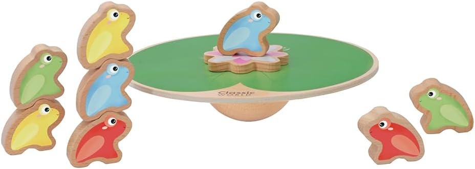 Classic World – Balancing Water Lily Game – Balancing and Stacking Toys – Montes