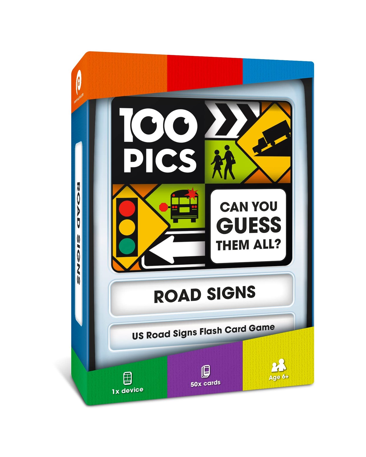 US Road Signs Travel Game – Learn 100 Road Signs | Flash Cards with Slide Reveal