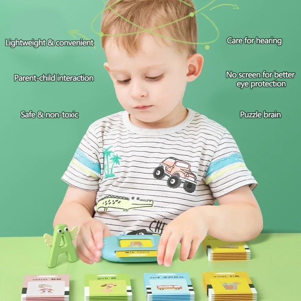 Early Education Flash Card Learning Toys Talking Flashcards for Kids Preschool