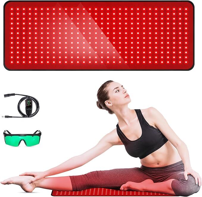 Red Light Therapy for Body, 31.5″ * 11.8″ Red Light Therapy Pad, Dual Chip Grade