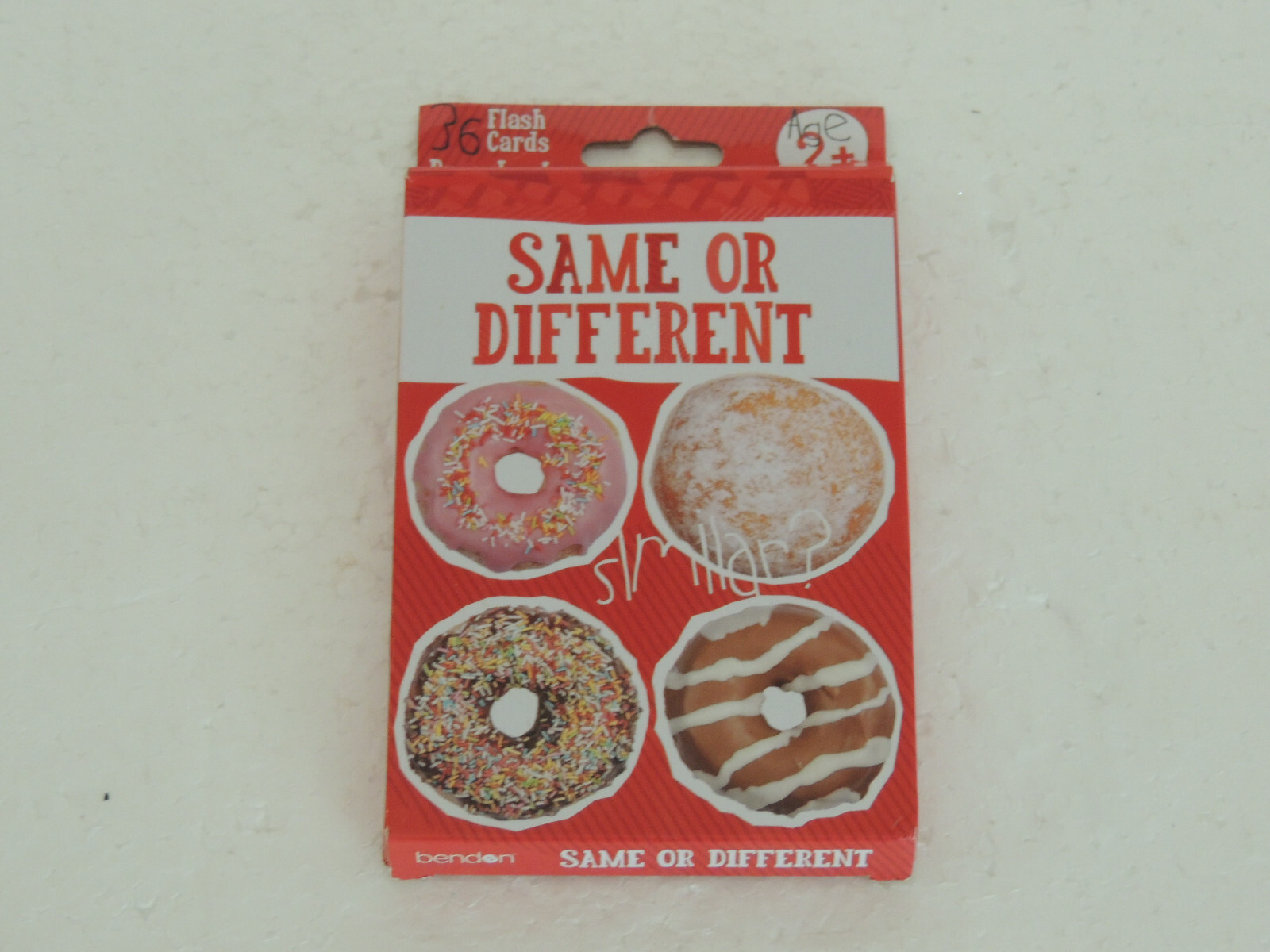 Flash Cards – Same or Different – 36 Pre-K Flash Cards – by Bendon 2+ AGE