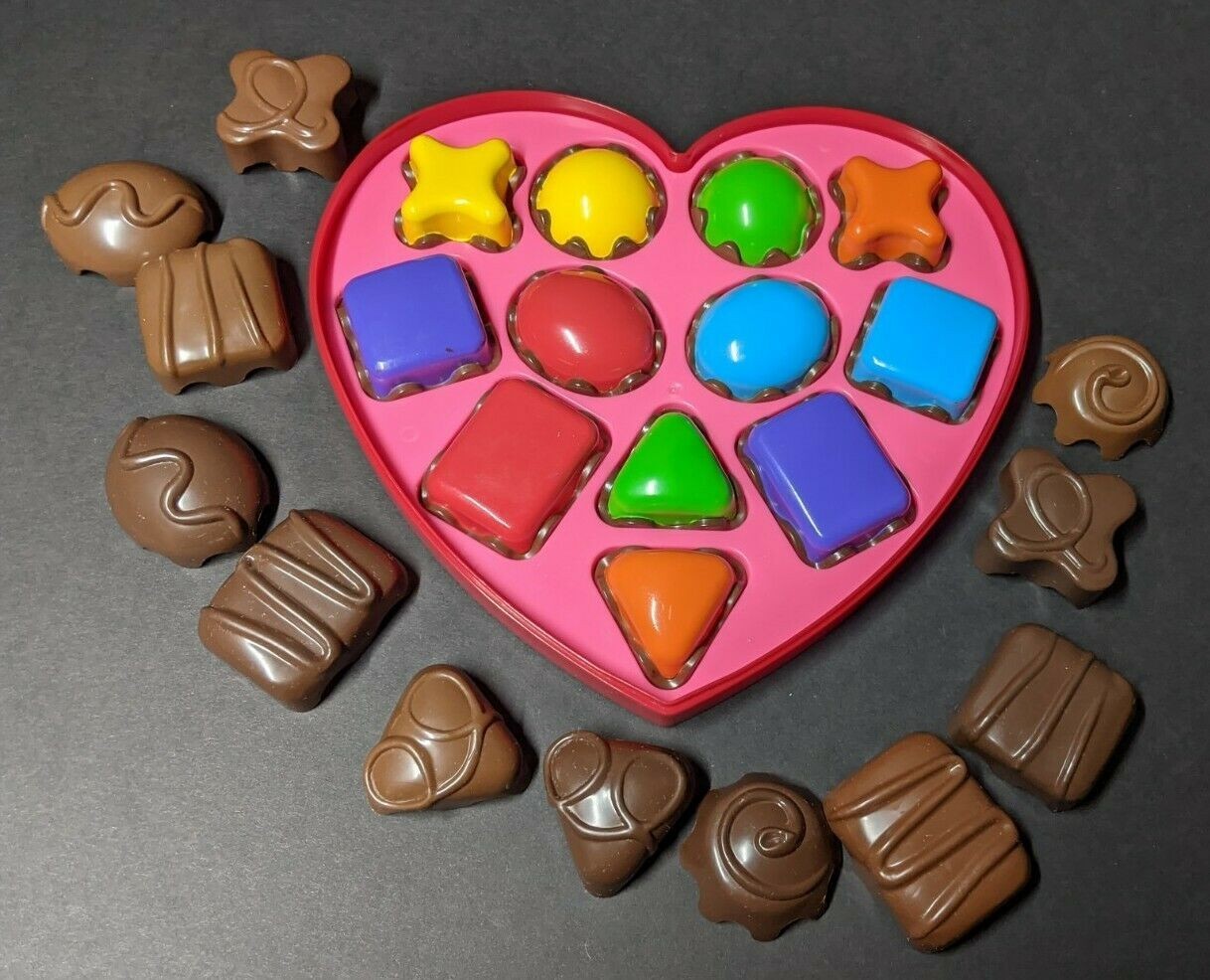 Learning Resources Smart Snacks Hide n’ Peek Chocolates Valentines Matching Game