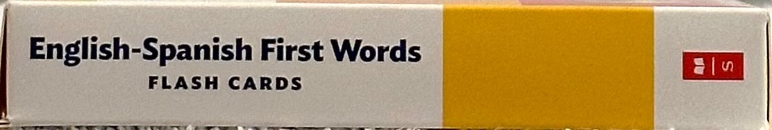 Scholastic spanish english flash cards