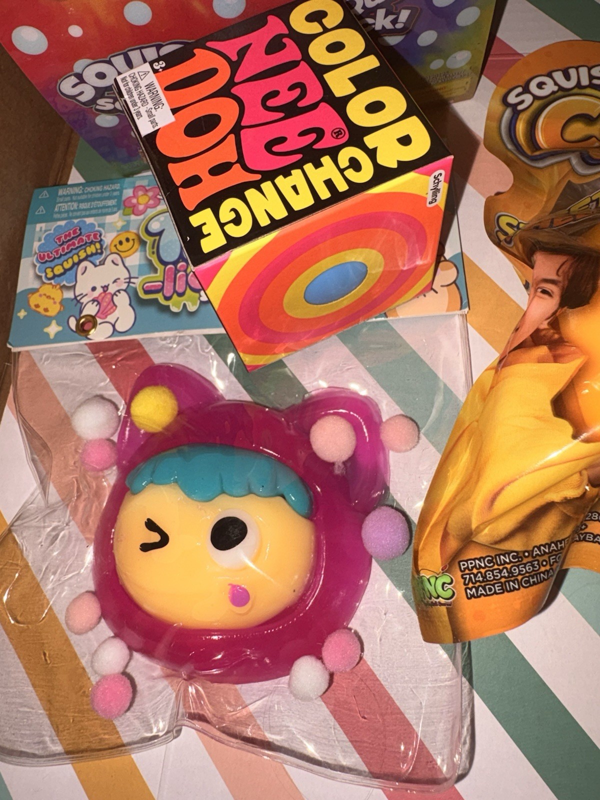 Viral Lot of 6🔥New! Nee Doh, Jumbo Duck, Peach, Mystery Dumpling & More ⭐️