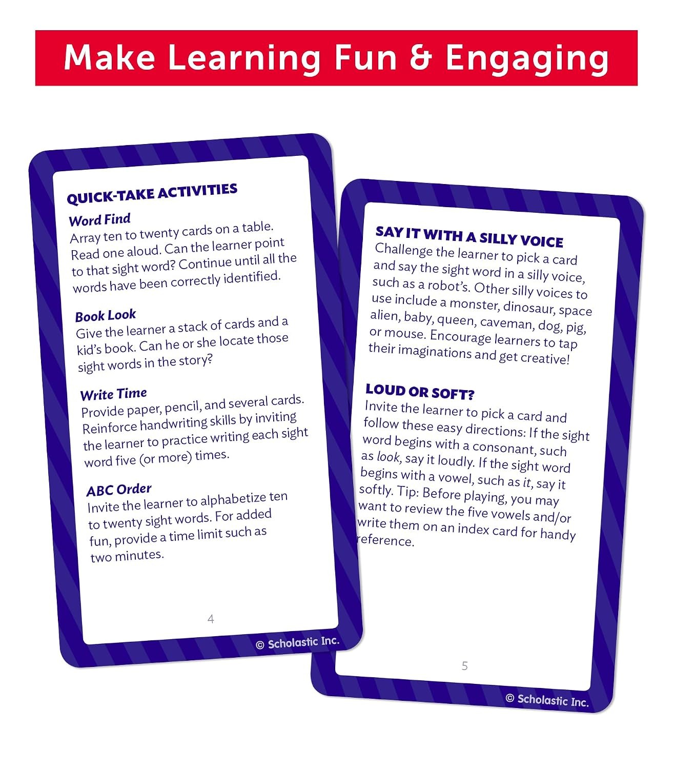 Flash Cards: Sight Words 3.25 x 1 x 6.25 inches Age 3 4 5 6 7 8 Cards 54 English