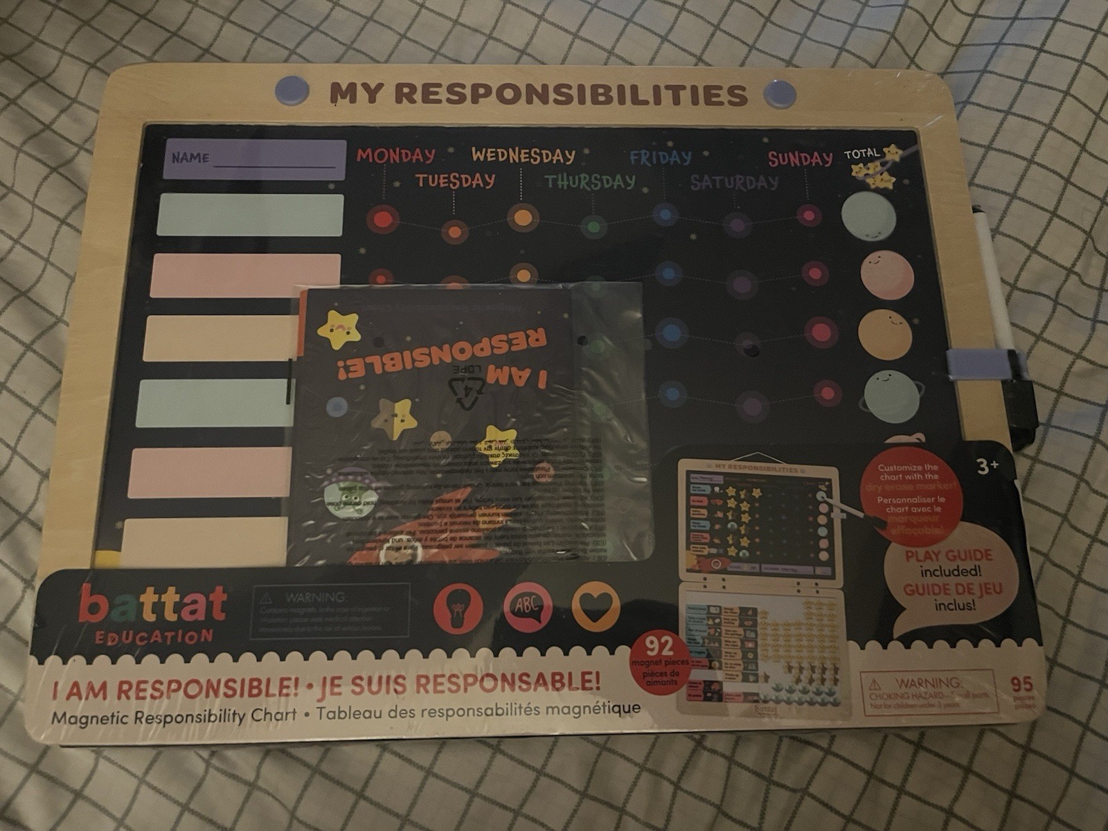 Chore Chart Responsibility Chart Battet Education Magnetic