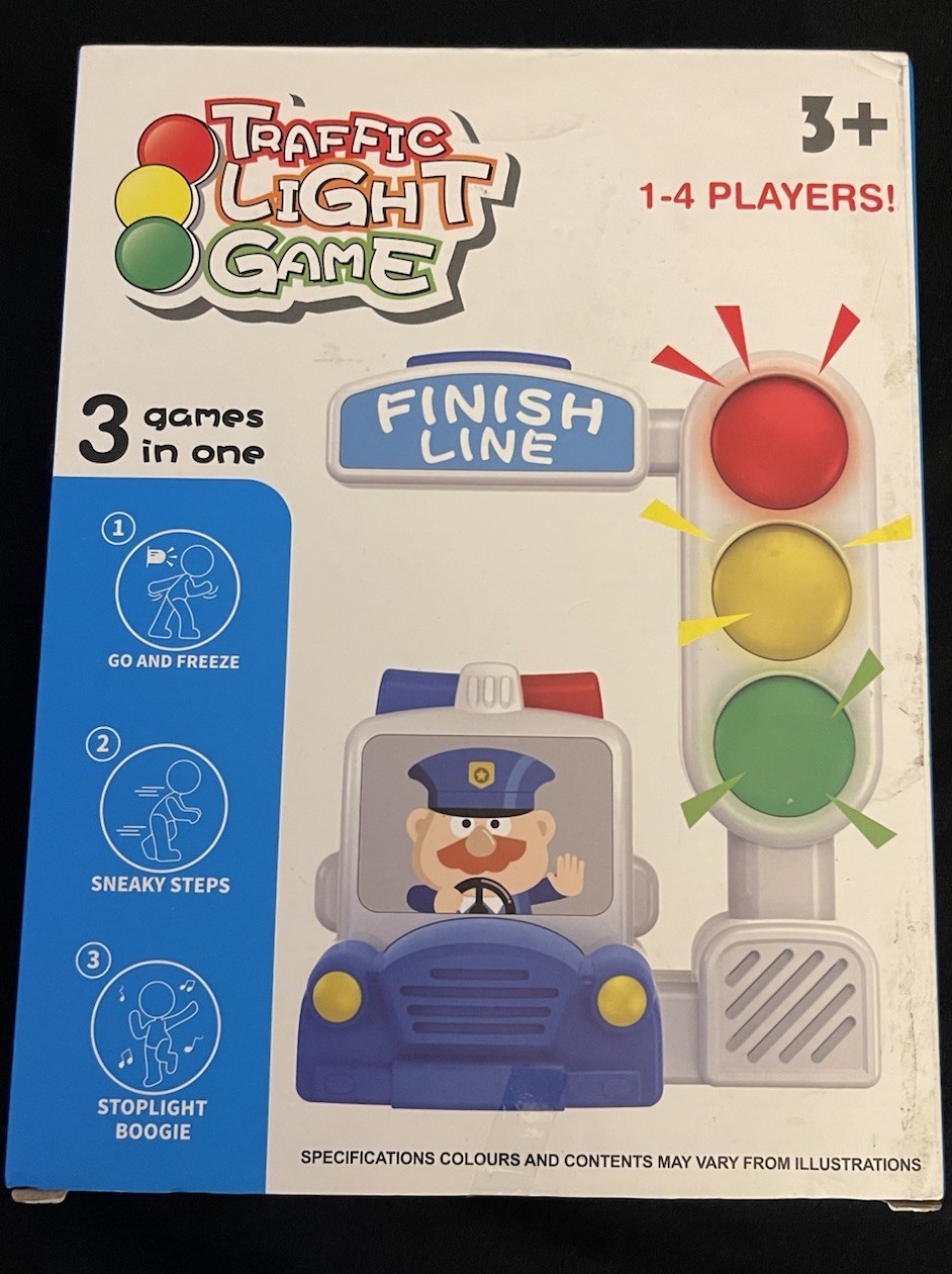 Traffic Light Game 1-4 Players 3+ 3 Games In One New in box boys and girls