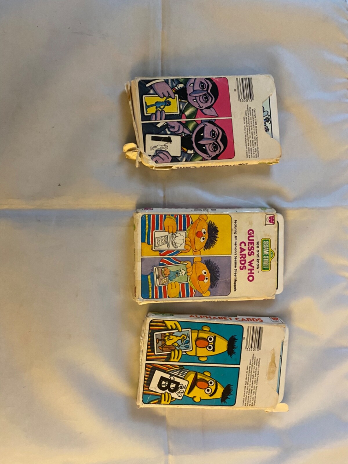 Vintage 1978 sesame street flashcards