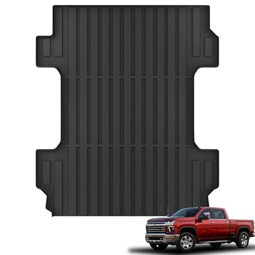 20-26 Chevy Silverado GMC Sierra 2500 3500HD Cargo Mat 6.8FT Bed Liner 82″ Black