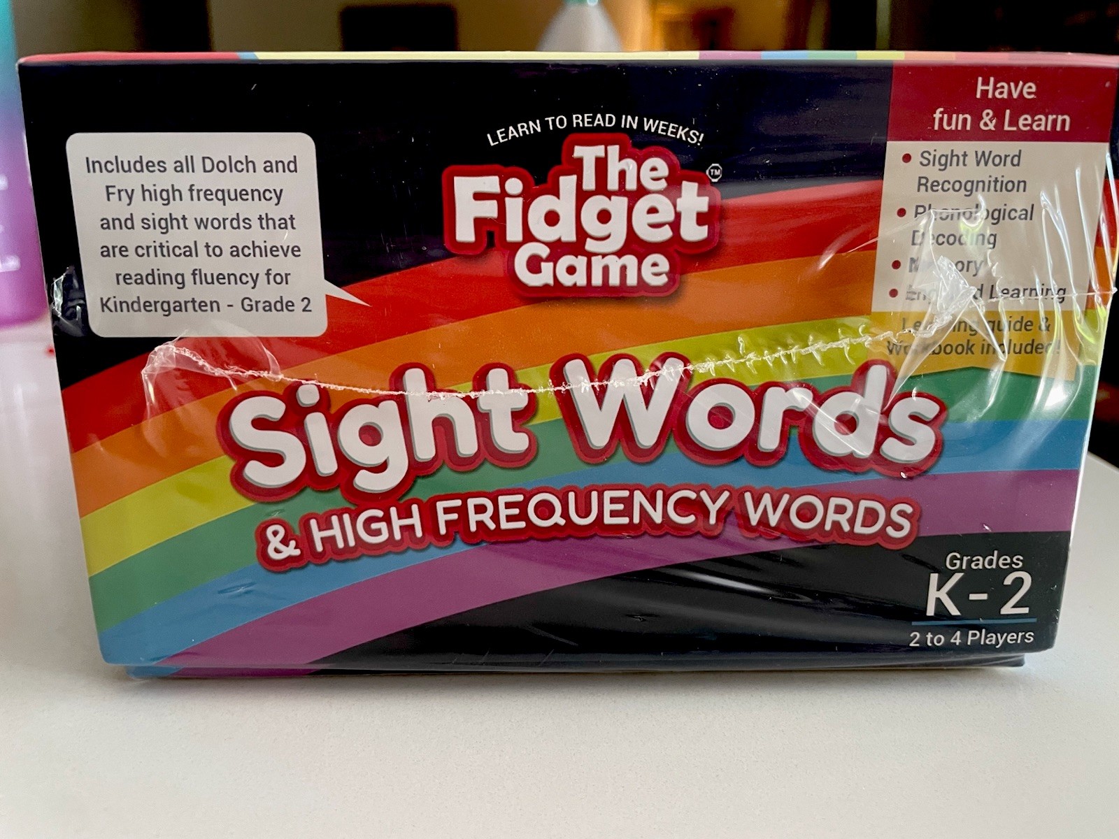 The Fidget Game – Sight Words & High Frequency Words – K to Grade 2 (New)