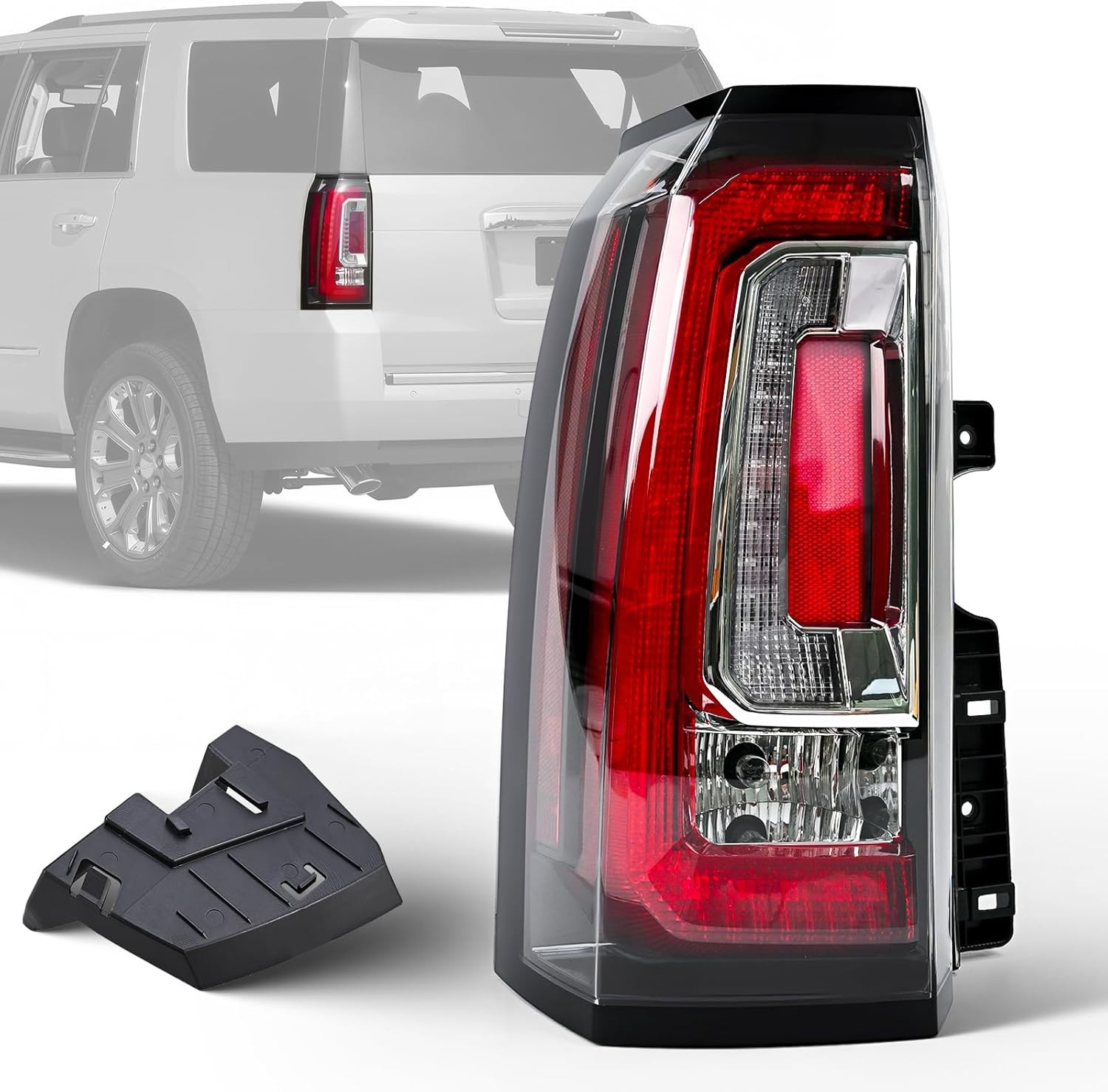 LED Tail Light Assembly Compatible With 2015 2016 2017 2018 2019 2020 GMC Yukon