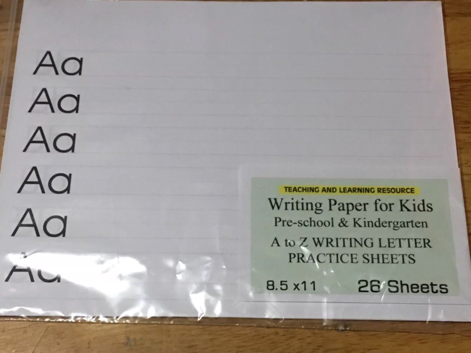 Writing Paper for Kids – A to Z WRITING LETTER PRACTICE SHEETS