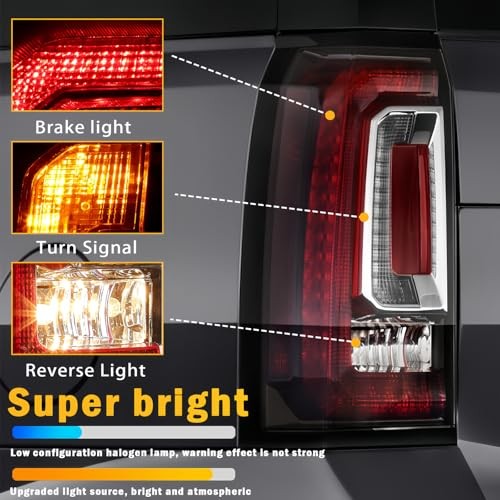 Passenger Side LED Tail Light Assembly for 2015 2016 2017 2018 2019 2020 Right
