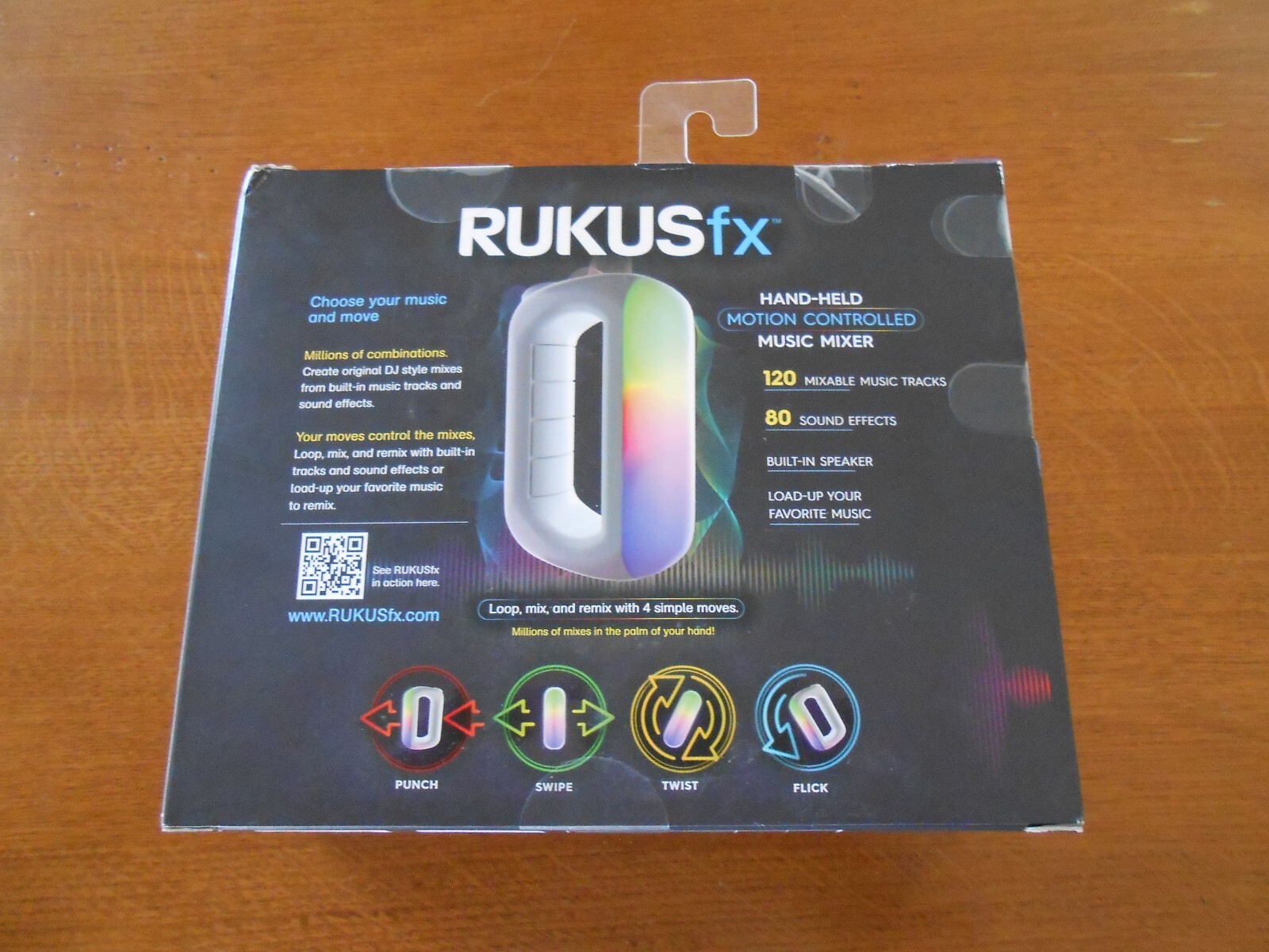 RUKUS fx Handheld Motion Controlled Electronic Music Mixer By Just Play