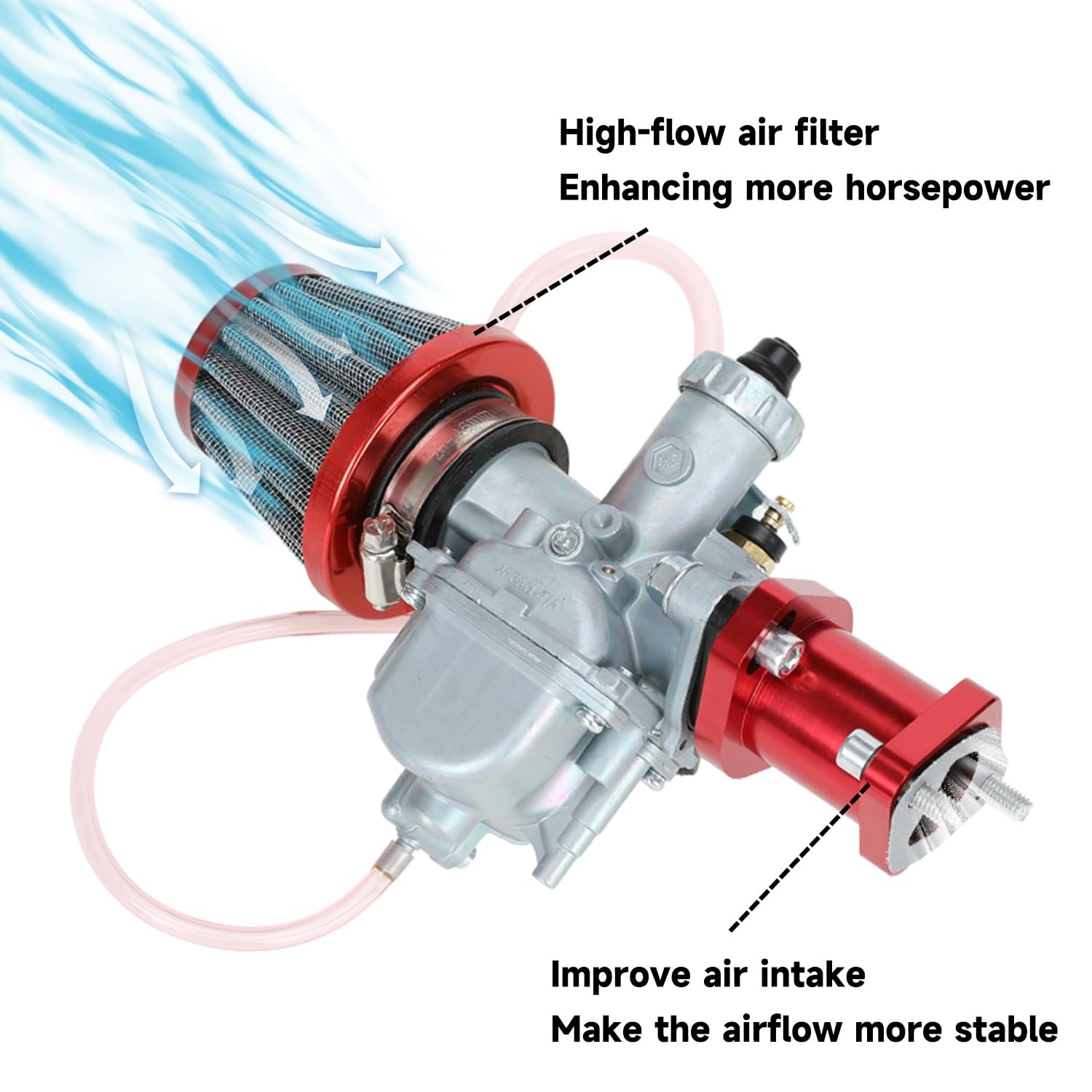 FVRITO Performance VM22 26mm Carburetor Carb for Predator 212cc 196cc Coleman CT