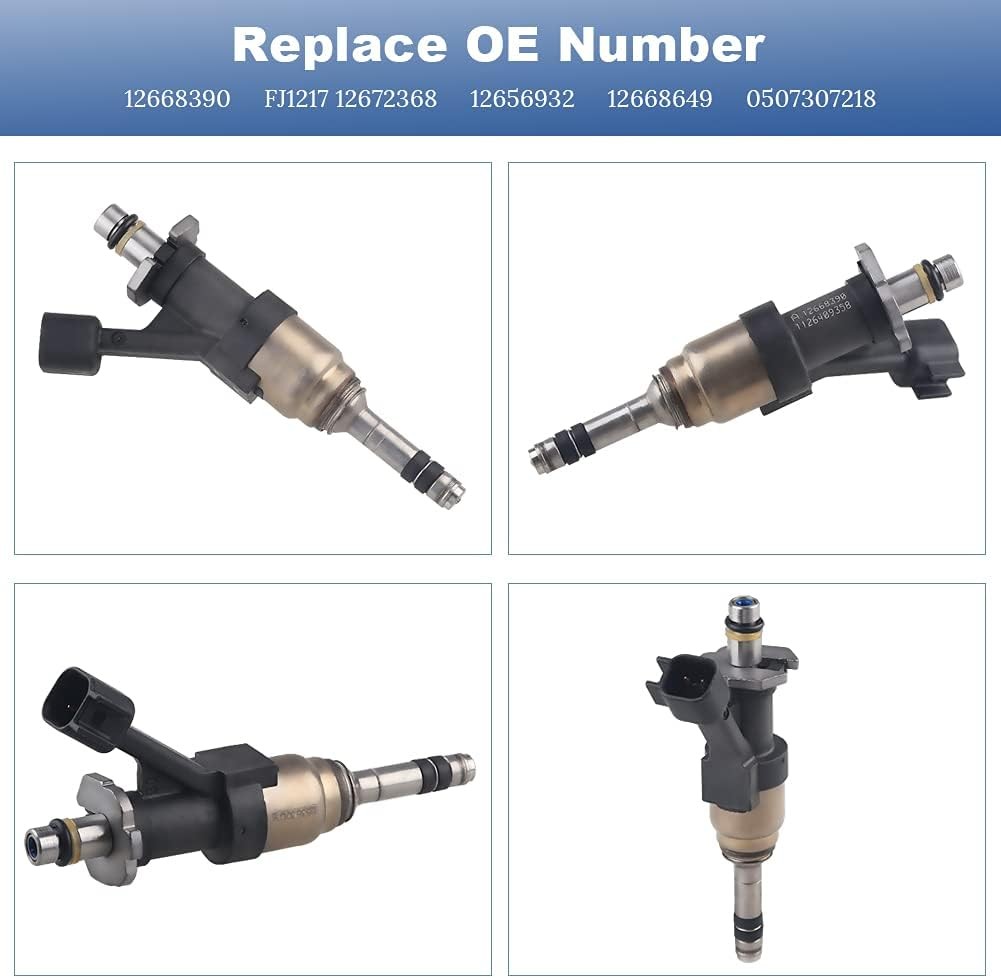 JDMON Compatible with Fuel Injectors Chevrolet Silverado 1500 2500 Tahoe