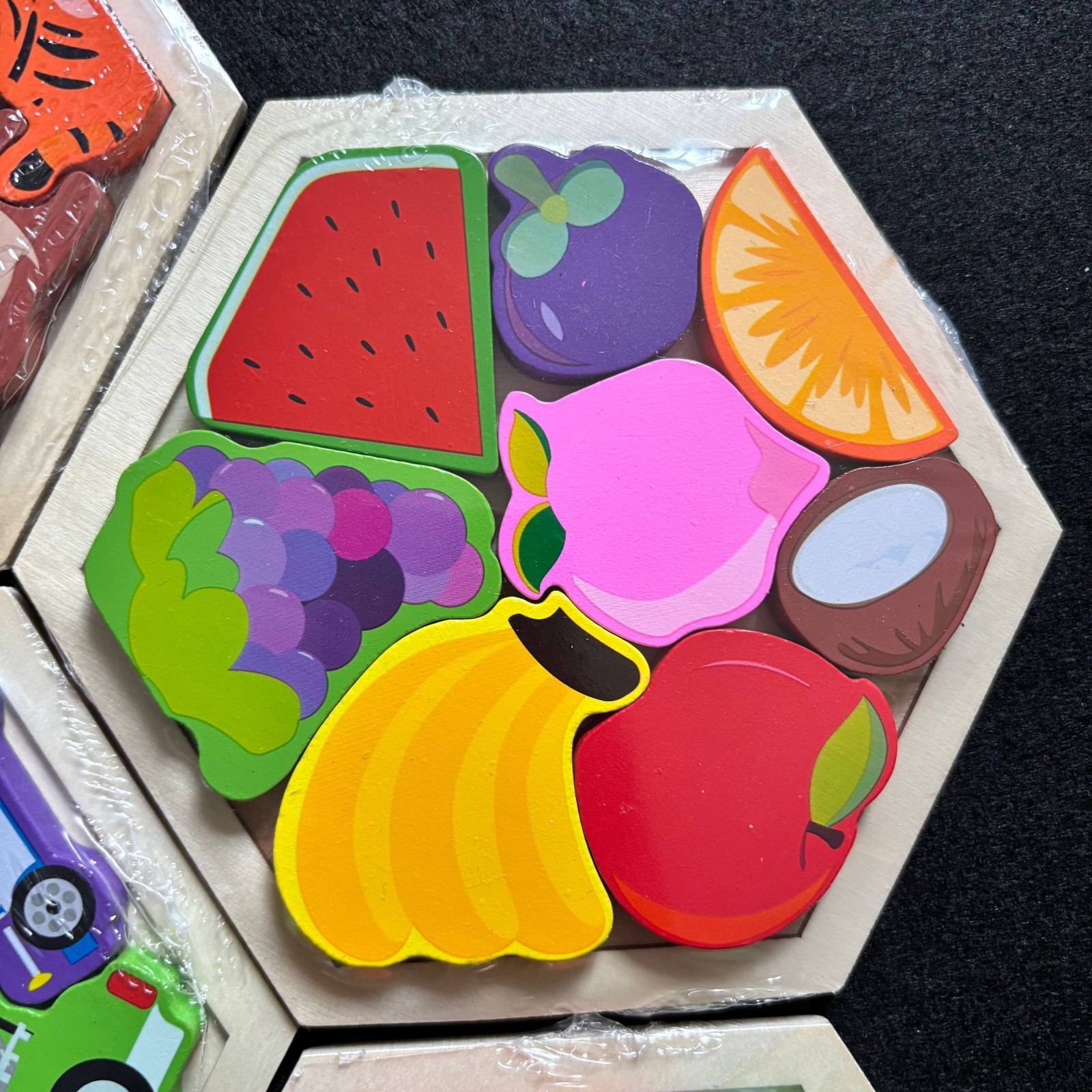 7 In 1 Kids Montessori Educational Wooden Toys Children Busy Board