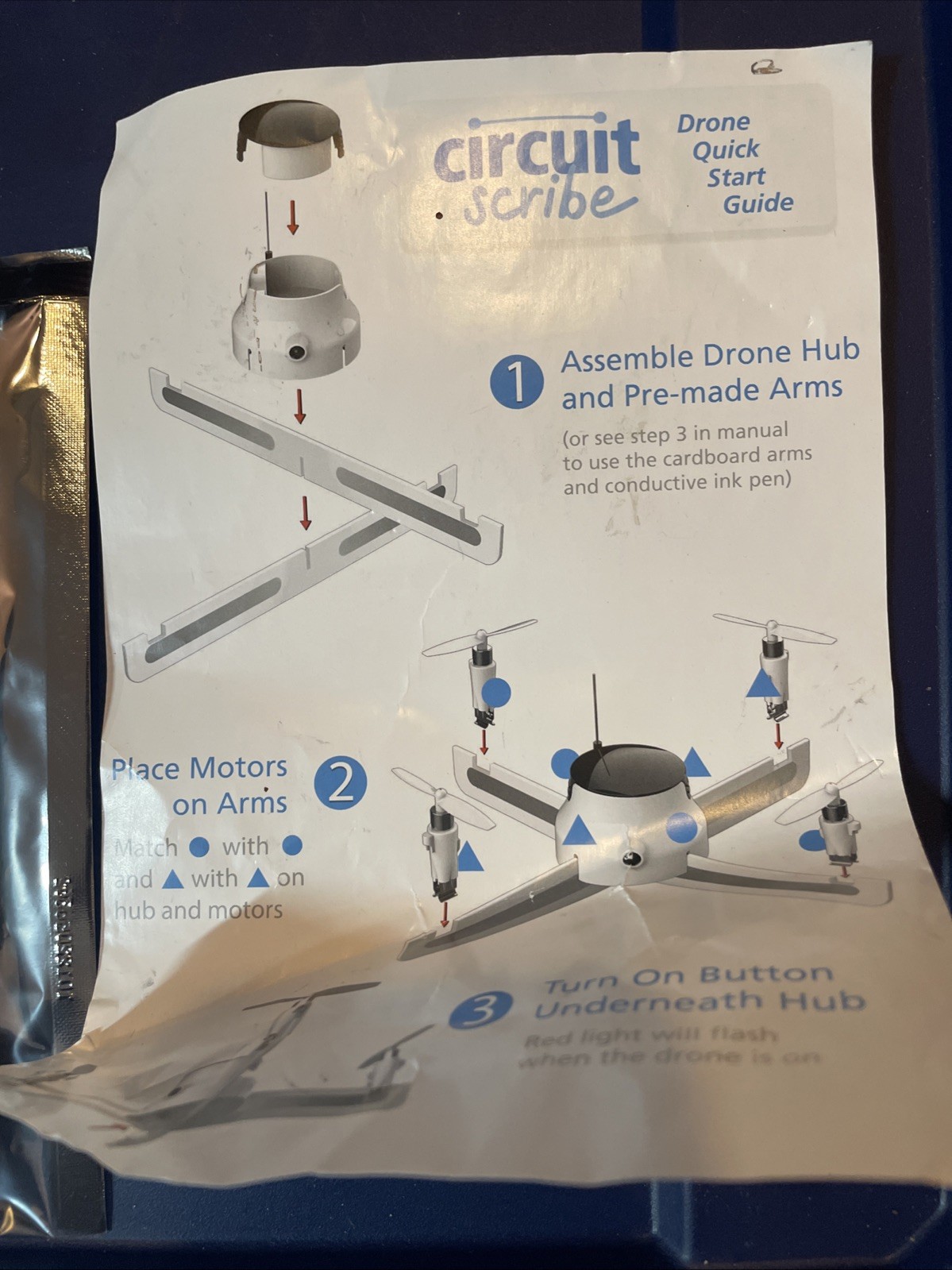 Circuit Scribe Drone Builder Kit Circuit Drawing Kit PARTS ONLY NOT COMPLETE