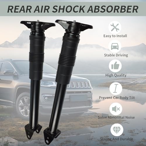 Pair of 2 Rear Complete Shock Absorber kit For 2006-2020 Jeep Grand Cherokee