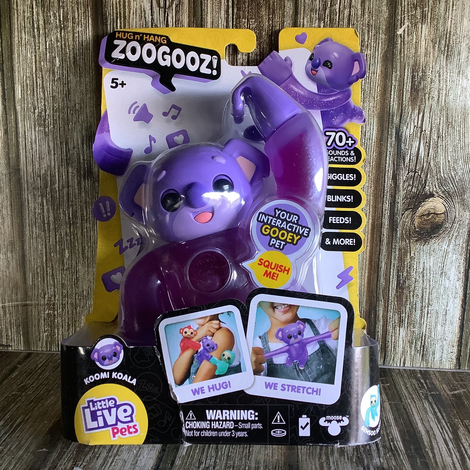 ZOOGOOZ HUG n HANG PURPLE KOALA – KOOMI KOALA SEALED NEW
