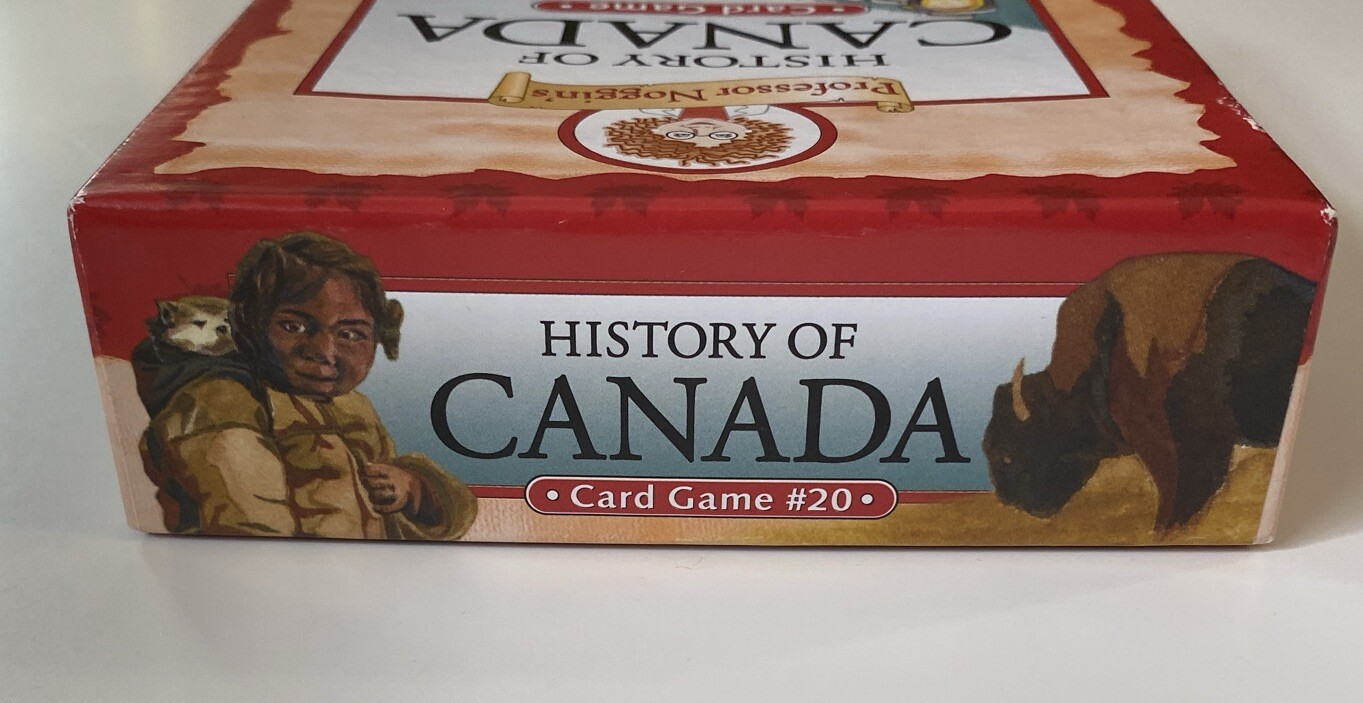 Professor Noggin’s History of Canada Card Game, Outset Media, Trivia Game Kids