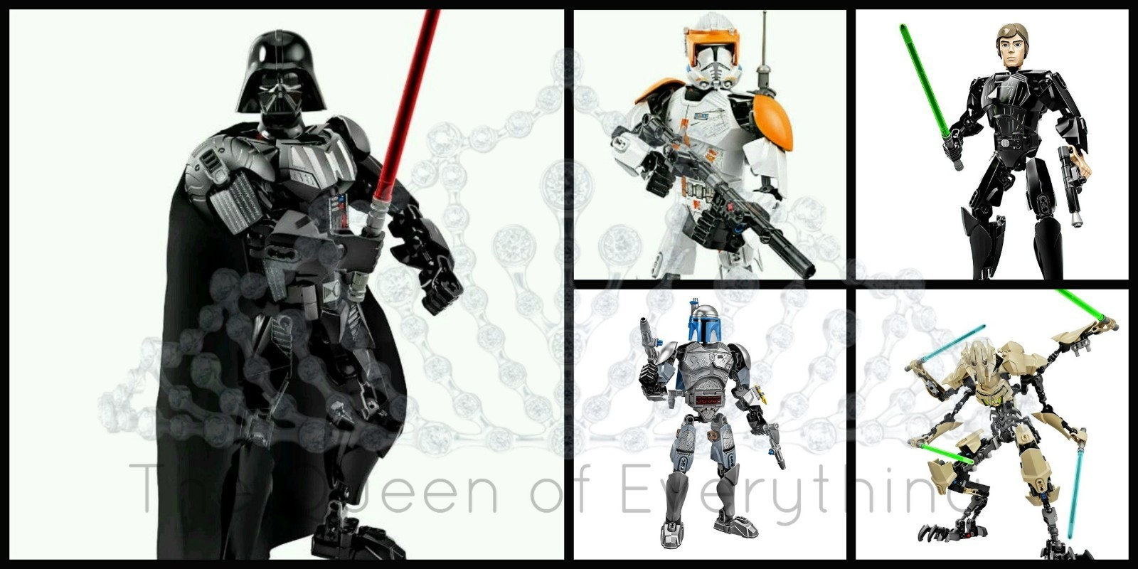 Star Wars Buildable Figure Sets Rouge One Force Awakens Original *FAST SHIP*