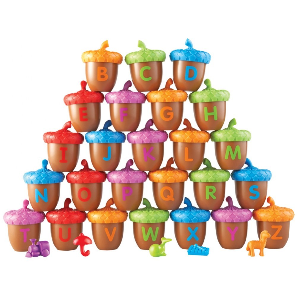 Learning Resources Alphabet Acorns Activity Set