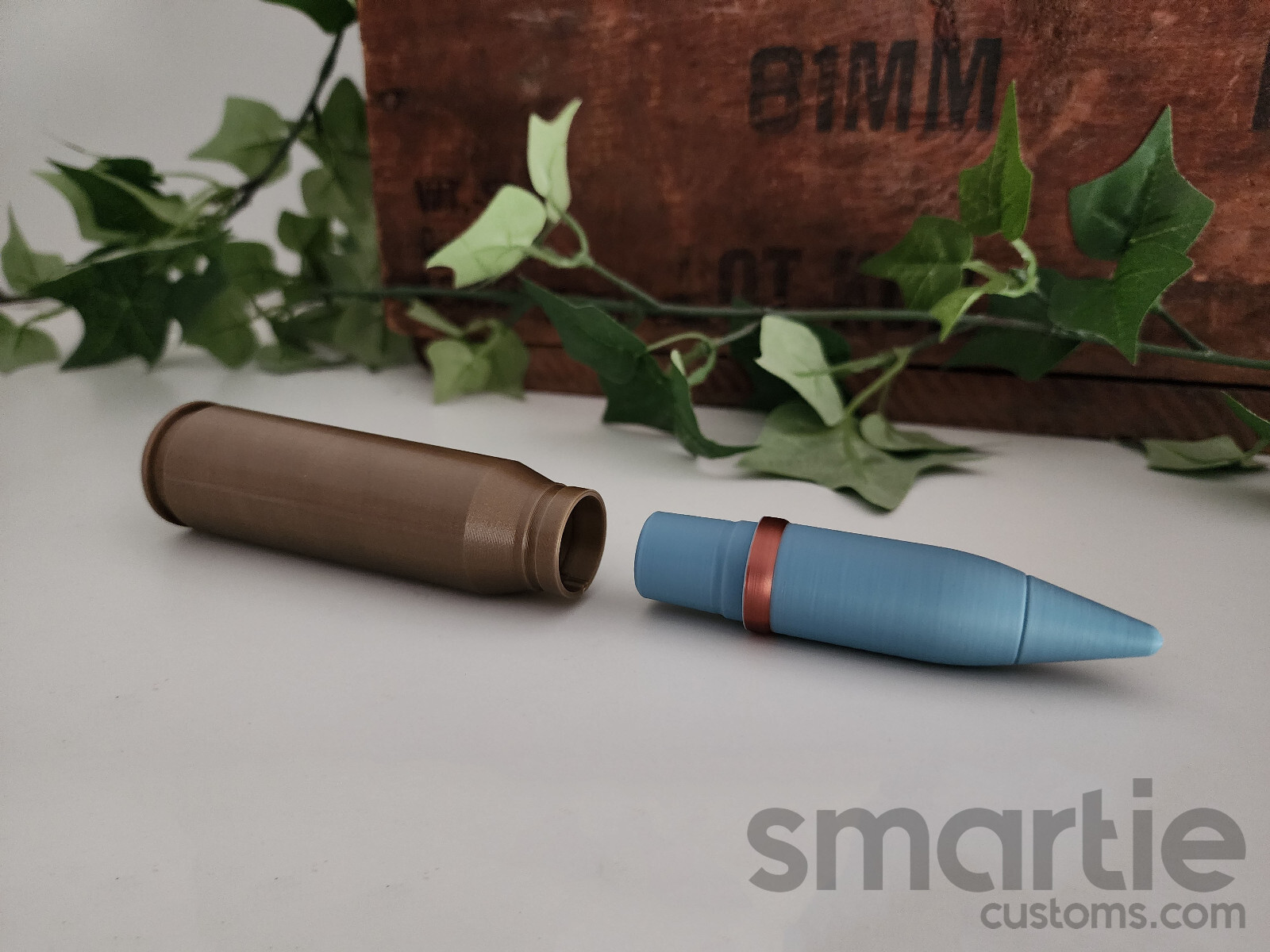 2 – DUMMY 20mm Autocannon Ammunition – Accurate Size Plastic Replica