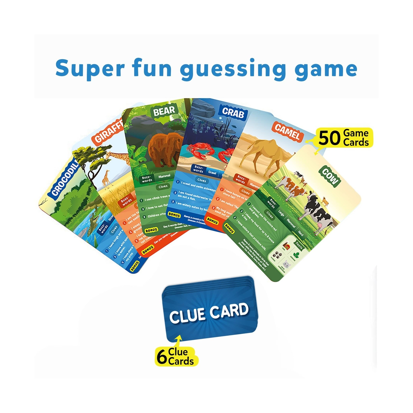 Skillmatics Card Game – Guess in 10 Animal Planet, Gifts for 6 Year Olds and …
