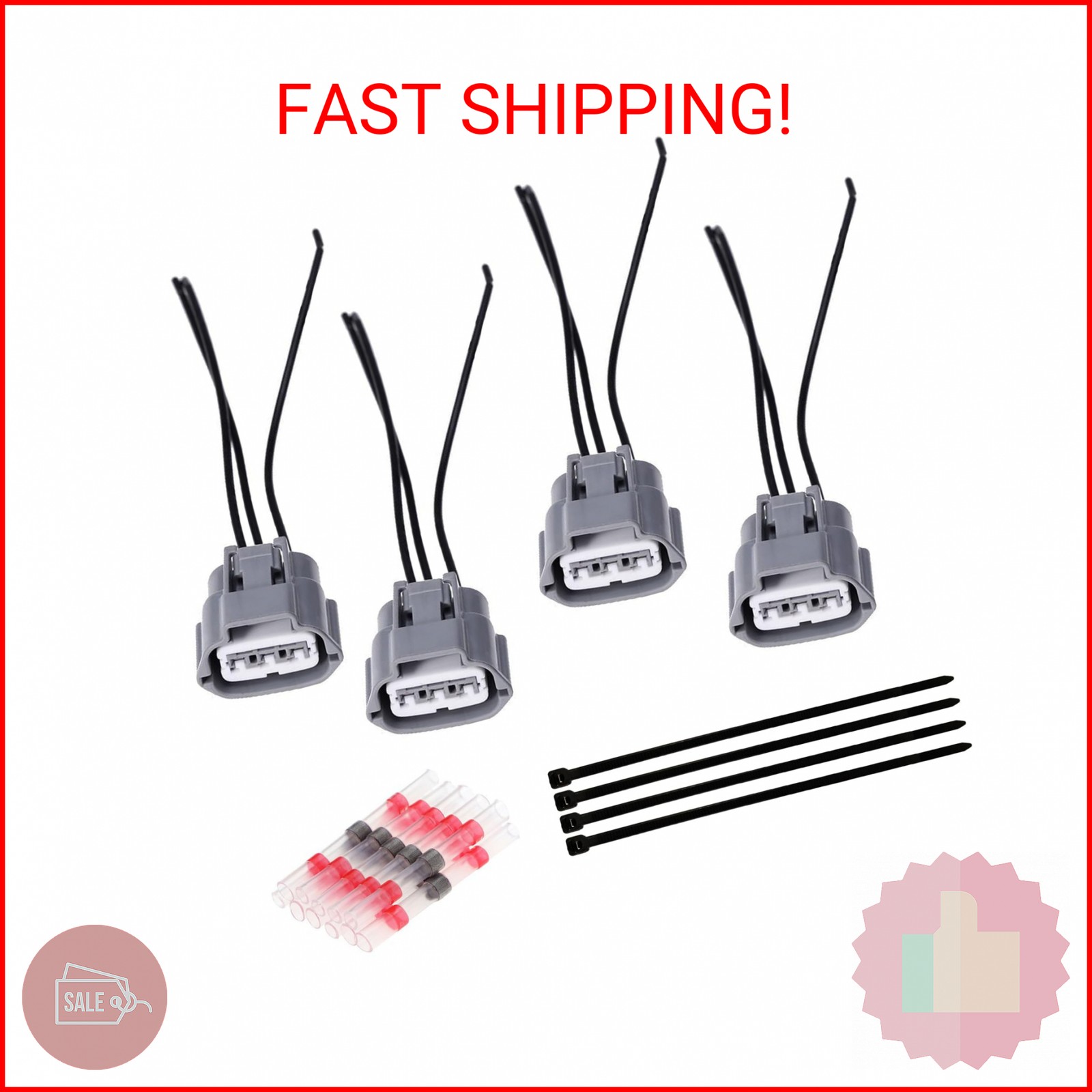 Ignition Coil Connector Plug Wiring Harness Pigtail Replacement for Nissan Altim