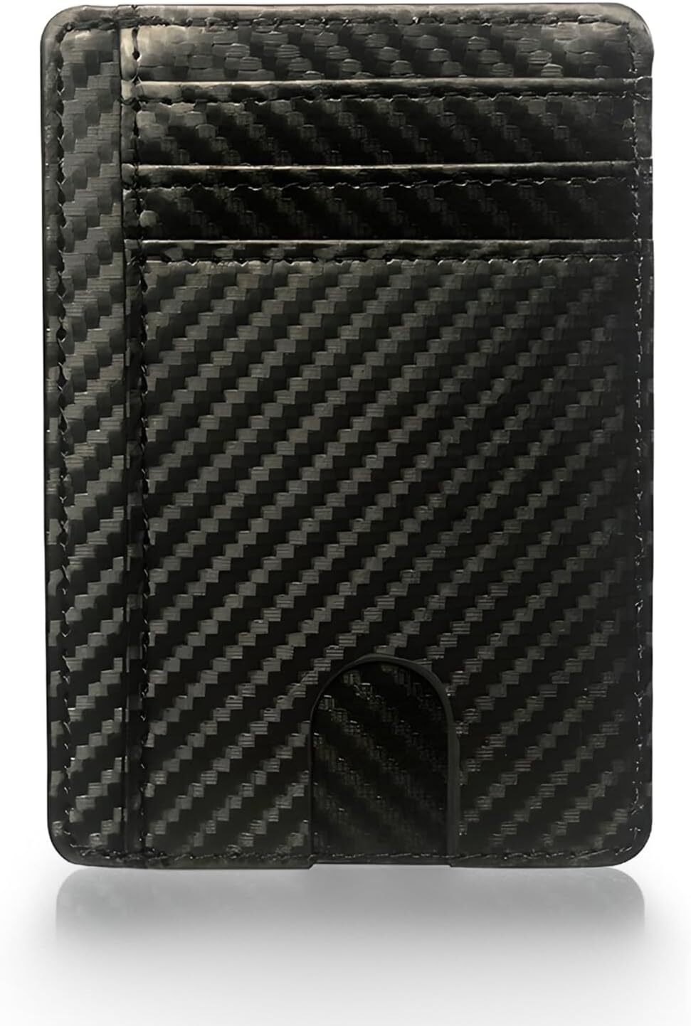 Leather Minimalist Wallet for Men & Women – RFID Blocking Front Pocket Card
