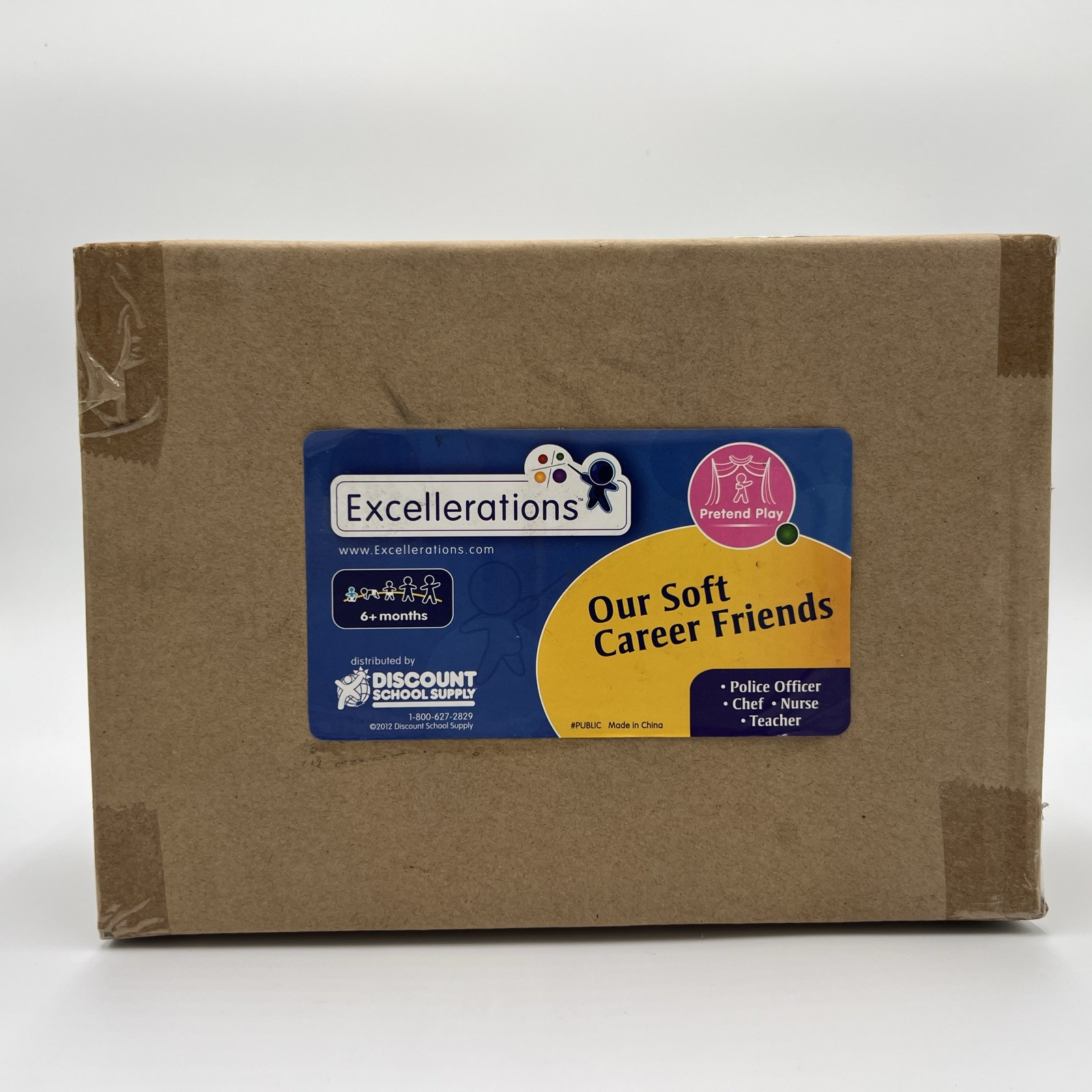 Excellerations Our Soft Career Friends Set Of 4 toy New