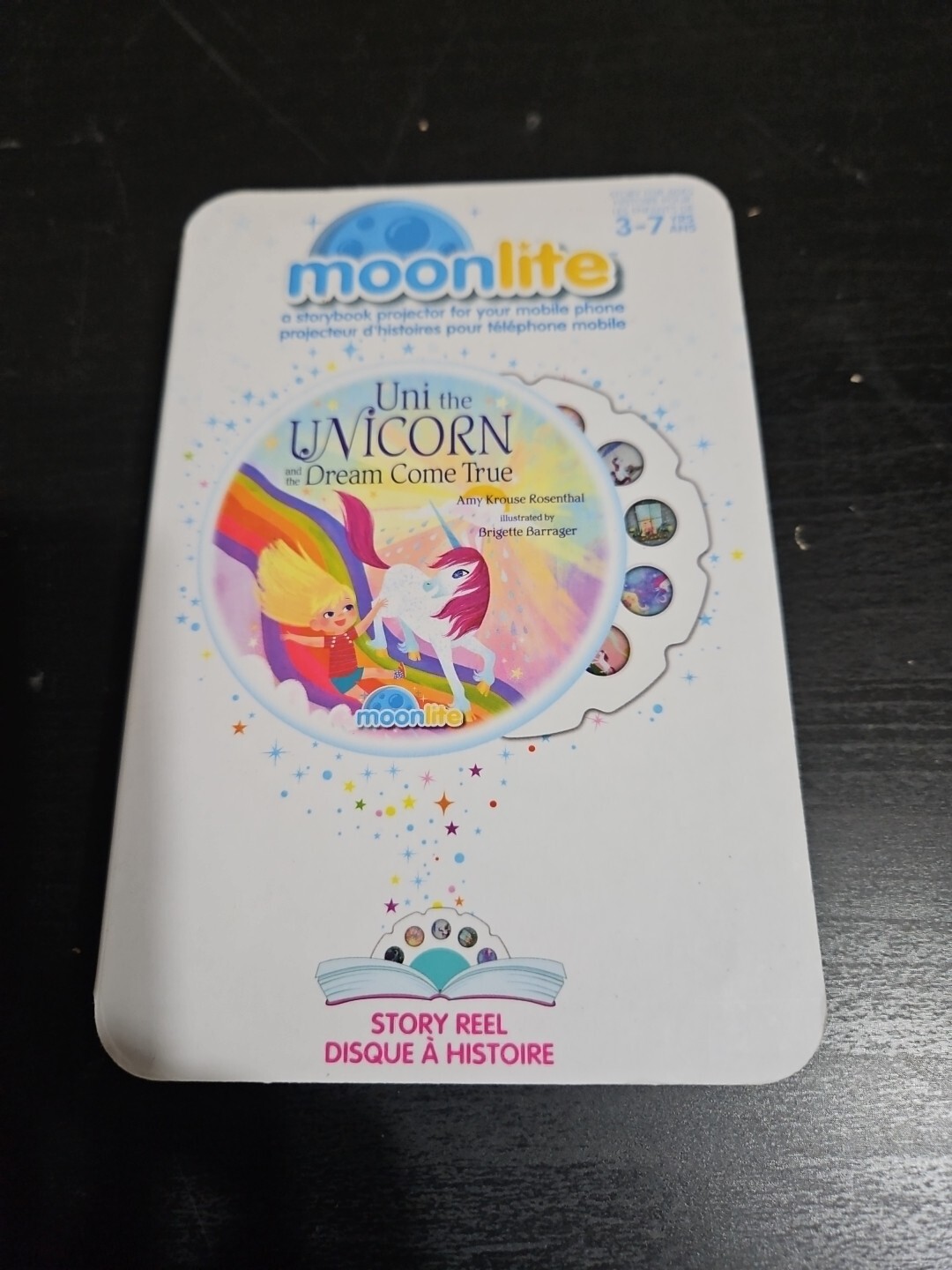 Moonlite story reel “Uni The Unicorn And The Dream Come True” Age 3-7