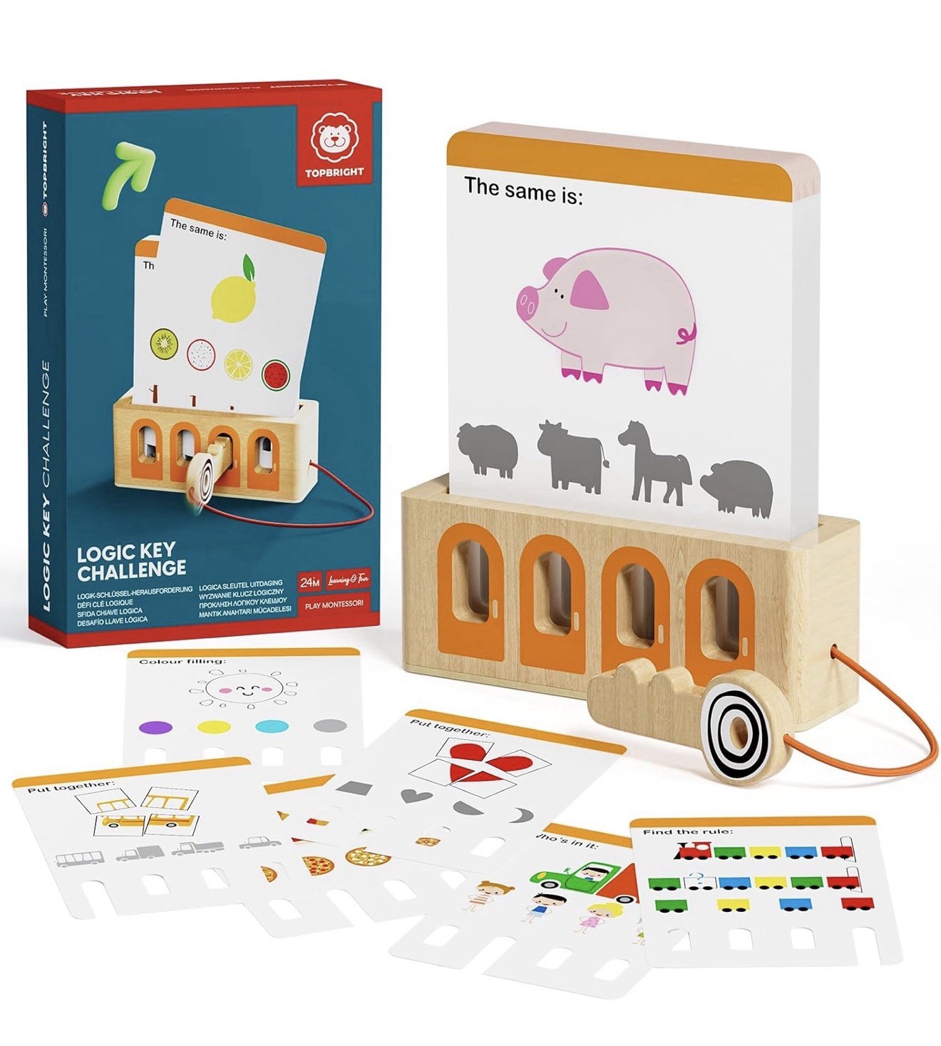 TopBright | Logic Key Challenge | 24 Months | Play Montessori